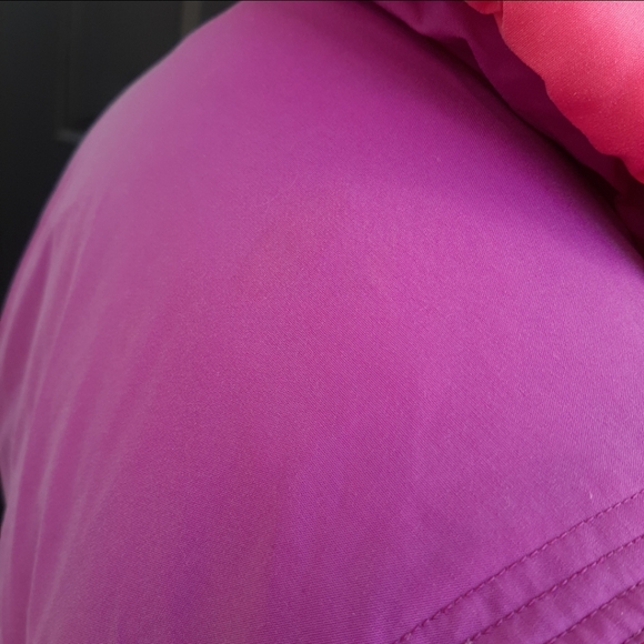 VTG Edelweiss Jacket Ski Color Block Kangaroo Pink - Picture 7 of 11